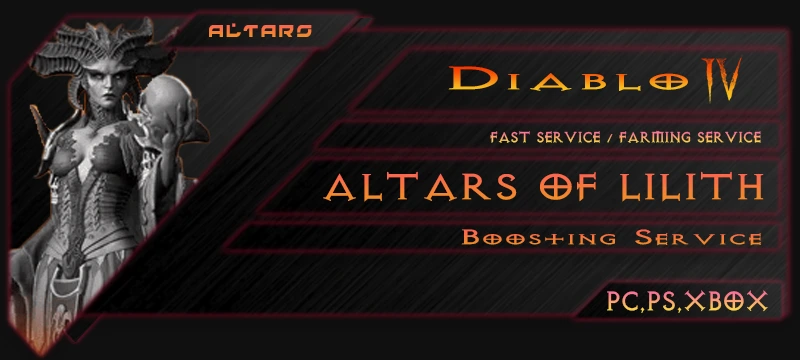 Diablo 4 ALTARS OF LILITH