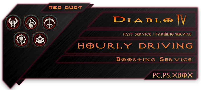 Diablo 4 HOURLY DRIVING