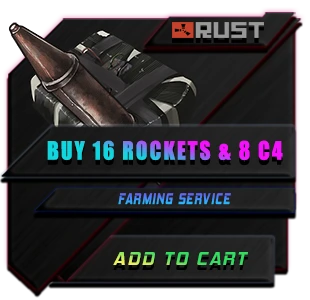 buy rockets & C4 rust