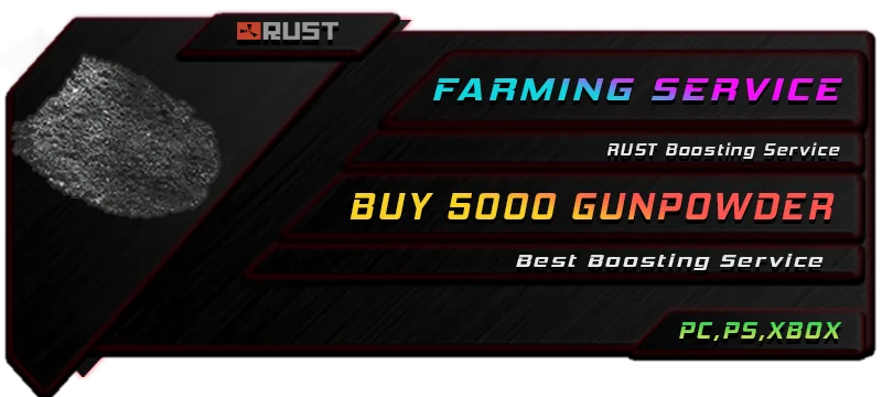 Rust Gun Powder Farming Service