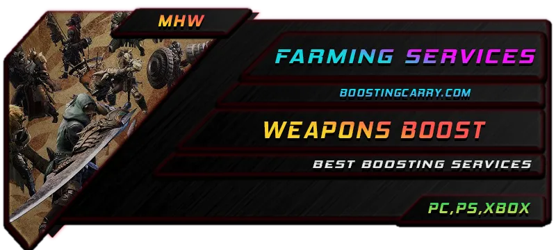 MHW Weapons Boost Services